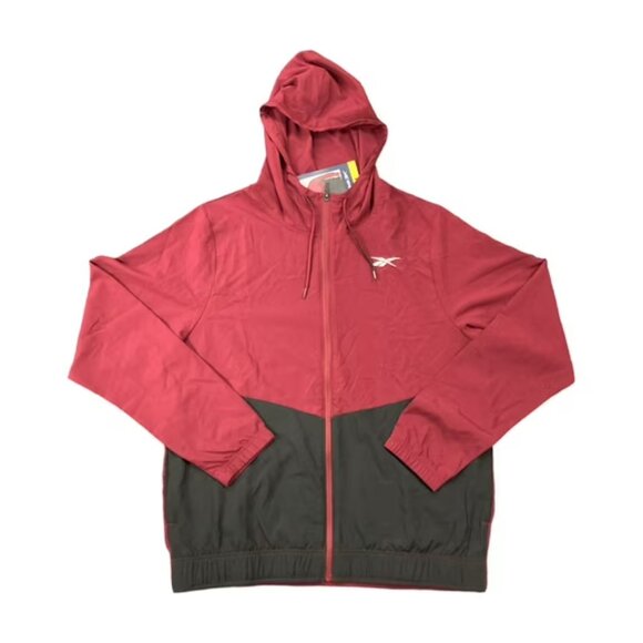 NEW Reebok Men's Jackets & Coats Reebok Full Zip Training Woven Jacket L - Picture 1 of 7